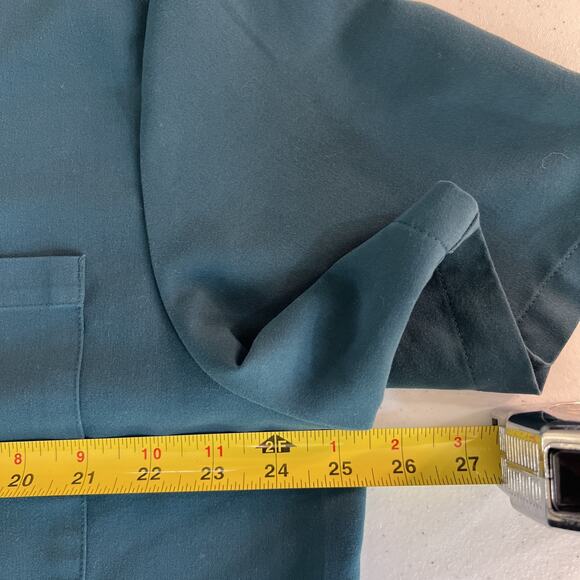 Figs Men’s Chisec 3 Pocket Top XXL Teal #TM3000 Scrubs Limited A1 - Picture 9 of 10